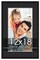 12x18 Frame with Mat - Black 18x24 Frame Wood Made to Display Print or Poster Measuring 12 x 18 Inches with Black Photo Mat